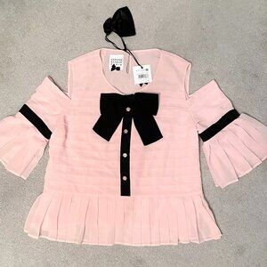 EDWARD ACHOUR PARIS Blouse Pink Size XL - NEW